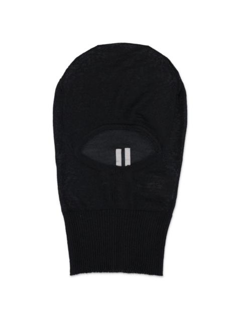 Rick Owens rib-hem cashmere balaclava