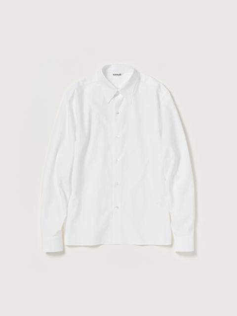 AURALEE WASHED FINX TWILL SLIM SHIRT