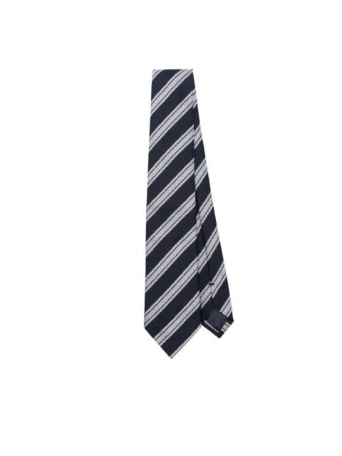 EMPORIO ARMANI diagonal-stripe tie