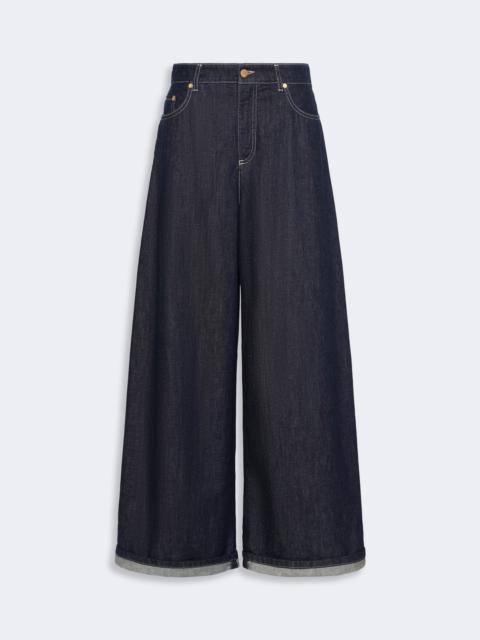 'S Max Mara OCCHIO Cotton denim wide-leg jeans - ULTRAMARINE