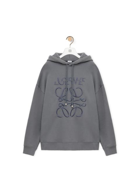 Relaxed fit hoodie in cotton