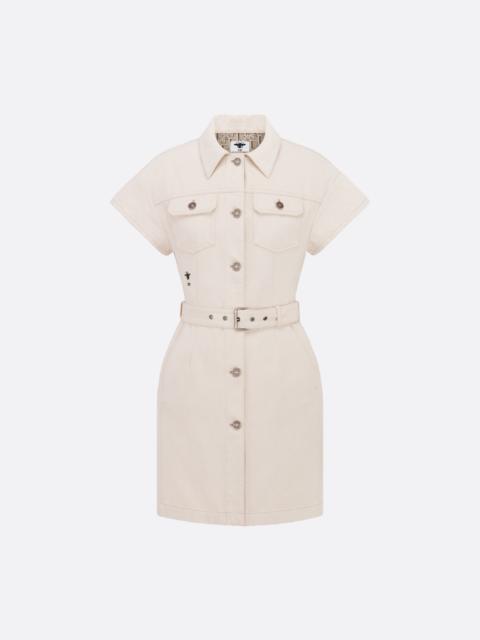 Dior Short Belted Shirtdress