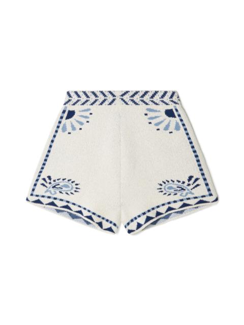 Alanui Wild Wonder Foulard Shorts