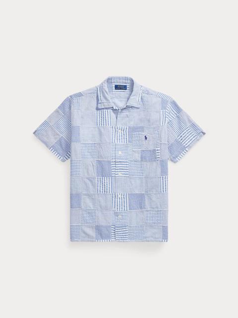 Polo Ralph Lauren Classic Fit Patchwork Seersucker Shirt