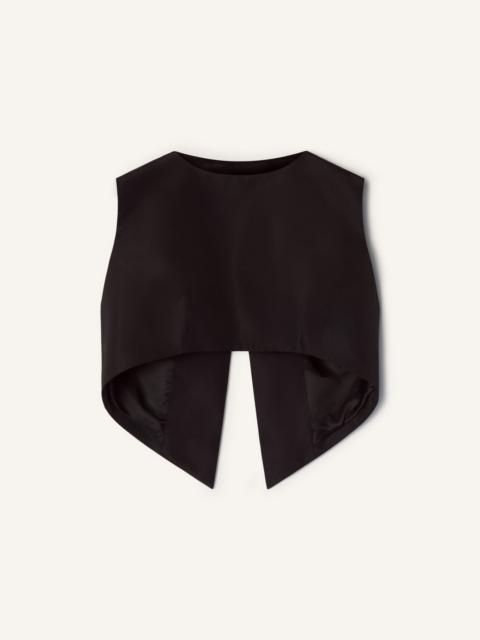 Lanvin SILK FAILLE CROPPED TOP