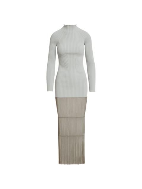KHAITE Cedar ribbed-knit maxi dress