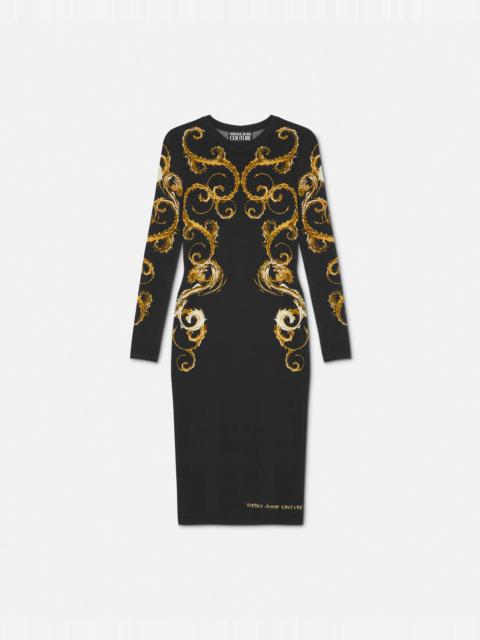 VERSACE JEANS COUTURE Chromo Couture Midi Dress