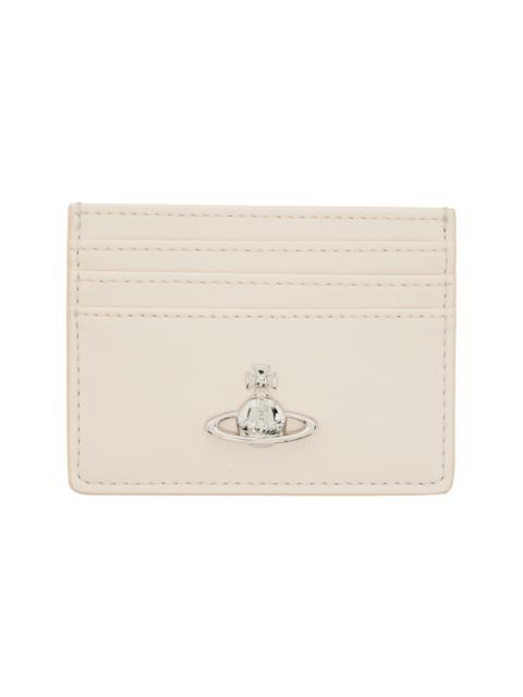 Vivienne Westwood Off-White Flat Card Holder