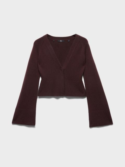 7 For All Mankind LARGE RIB CARDIGAN in Cashmere