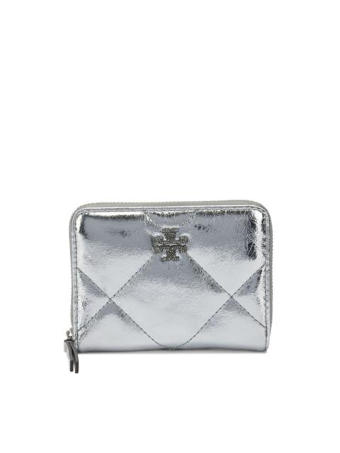TORY BURCH Kira Diamond Quilt Metallic wallet