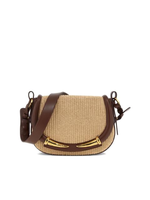 Roberto Cavalli Fang woven shoulder bag