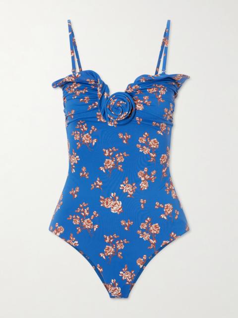 MAGDA BUTRYM Floral-print Swimsuit