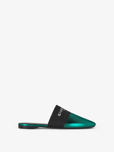 Givenchy BEDFORD FLAT MULES IN LAMINATED LEATHER