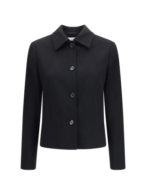 LARDINI button-up pointed-collar jacket