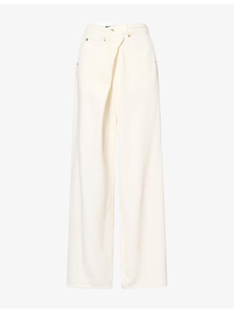 DARKPARK Ines Fold Over Denim Jeans