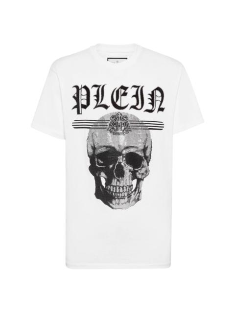 Skull crystal-embellished T-shirt