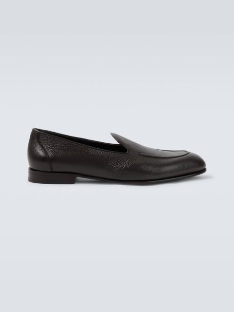 Brioni Appia leather loafers