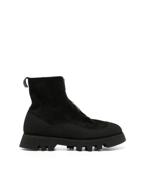 Guidi zip-fastened leather boots