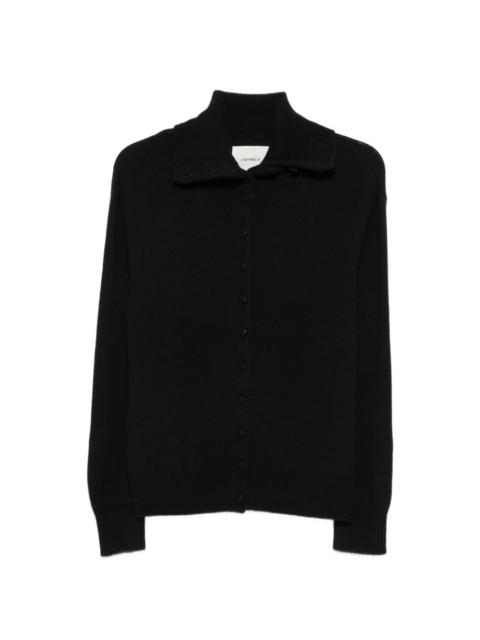 LISA YANG Denie button-up sailor-collar cardigan