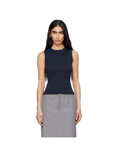 FLORE FLORE Navy Esmé Tank Top