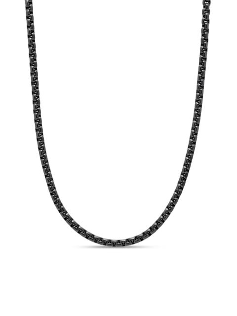 DAVID YURMAN Men's PVD-Coated Stainless Steel Box Chain Necklace - Stainless Steel