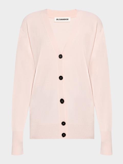 Jil Sander V-Neck Cashmere Cardigan