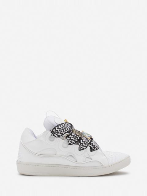 Lanvin LANVIN X FUTURE CURB 3.0 LEATHER SNEAKERS FOR MEN