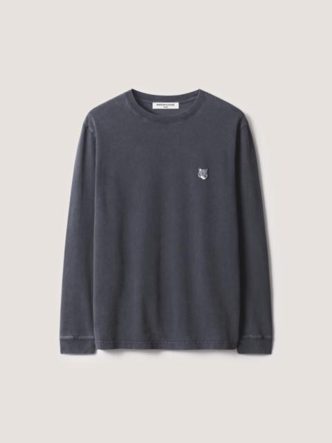 Maison Kitsuné FOX HEAD FADED COMFORT LONG SLEEVE TEE-SHIRT