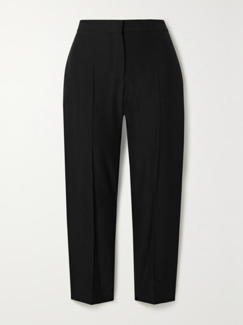 Alexander McQueen Cropped Woven Straight-leg Pants