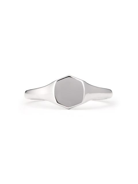 KENDRA SCOTT Davis Signet Ring in Sterling Silver