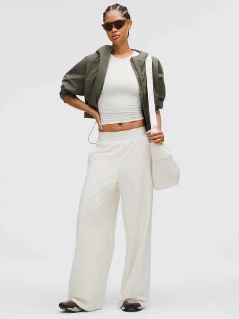 Swift High-Rise Wide-Leg Pant *Logo Waistband