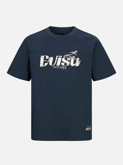 EVISU LOGO PRINT REGULAR FIT T-SHIRT