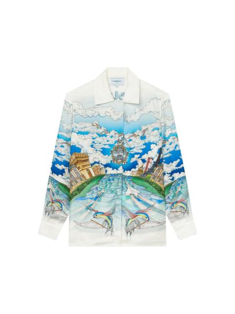 CASABLANCA Le Vol Ideal Silk Shirt