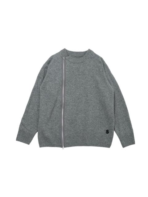sacai s Wool Knit Blouson
