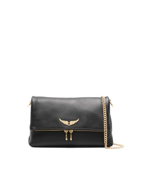 Zadig & Voltaire Rocky grained-leather shoulder bag