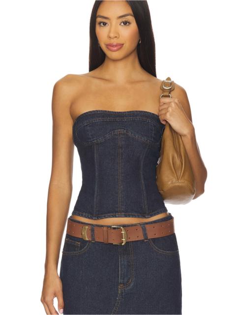 LIONESS Sweetness Strapless Top