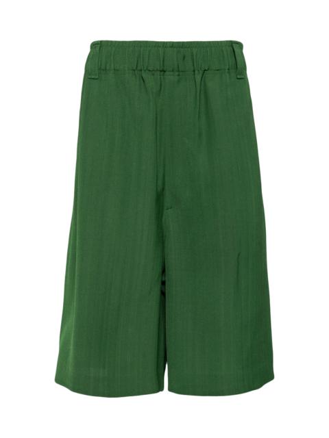JACQUEMUS JUEGO ELASTICATED-WAIST BERMUDA SHORTS
