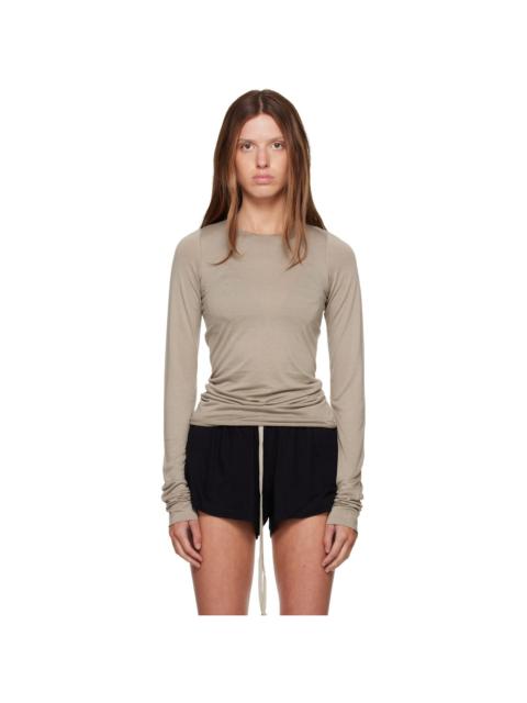 Rick Owens Lilies Gray Tower Basic LS T-shirt
