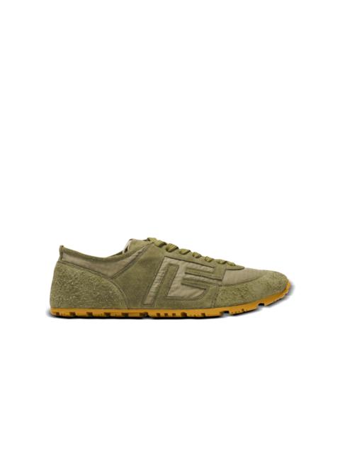 Balmain Racer 45 trainers in suede and ripstop nylon