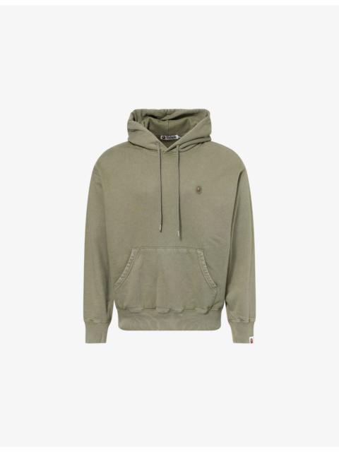 A BATHING APE® One Point Logo-Patch Cotton Hoody
