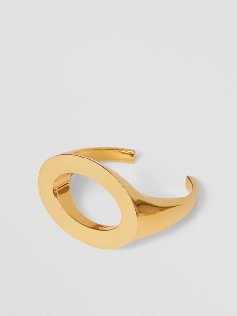 Burberry Gold-plated Cut-out Detail Cuff