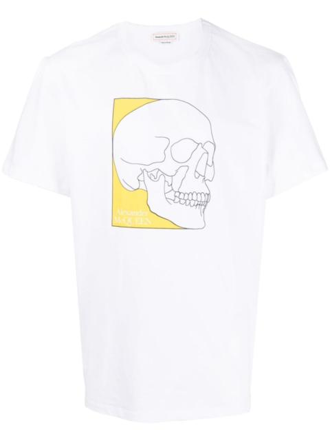 skull-print cotton T-shirt