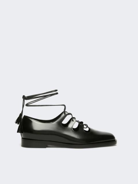 Max Mara GHIL Lace-ups in shiny leather