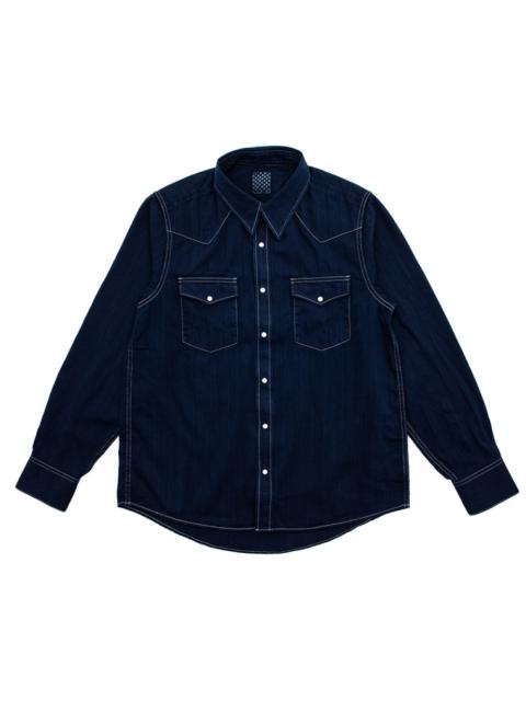 visvim LUMBER SHIRT L/S DK.INDIGO | REVERSIBLE