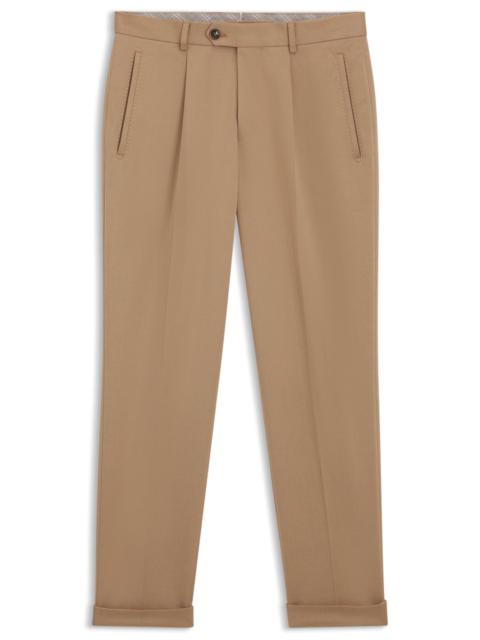 BOSS RELAXED-FIT PANTS IN TWILL