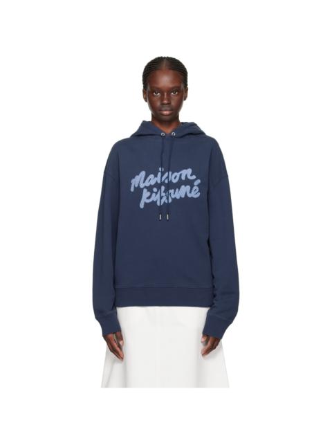 Navy Handwriting Hoodie