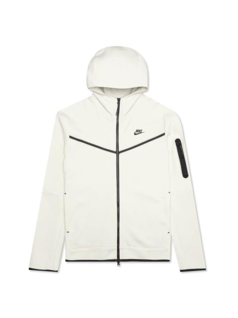 Nike NIKE SPORTSWEAR TECH FLEECE FULL ZIP UP HOODIE - LIGHT BONE