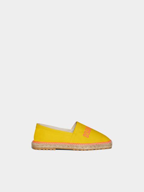 DSQUARED2 TECHNICOLOR FLAT ESPADRILLES