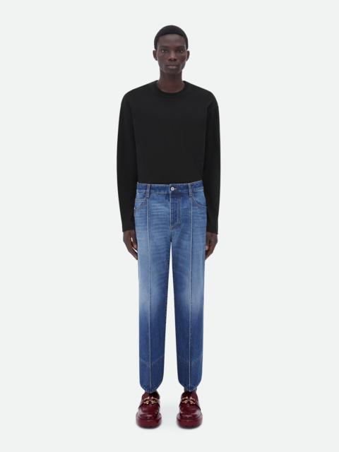 Bottega Veneta curved shape denim