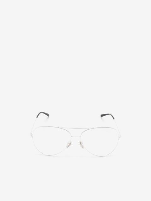 GUCCI double-bridge pilot-frame sunglasses